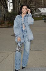 JENNA DEWAN in Double Denim Heasing to Theatre in New York 03/28/2023