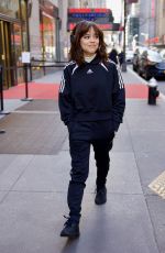 JENNA ORTEGA Arrives at NBC Studios for a Rehearsals in New York 03/09/2023