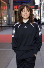 JENNA ORTEGA Arrives at NBC Studios for a Rehearsals in New York 03/09/2023