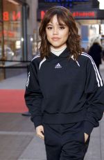 JENNA ORTEGA Arrives at NBC Studios for a Rehearsals in New York 03/09/2023