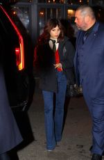 JENNA ORTEGA Arrives at SNL Dinner at Lattanzi in New York 03/07/2023