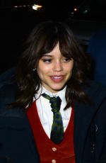 JENNA ORTEGA Arrives at SNL Dinner at Lattanzi in New York 03/07/2023