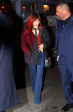 JENNA ORTEGA Arrives at SNL Dinner at Lattanzi in New York 03/07/2023