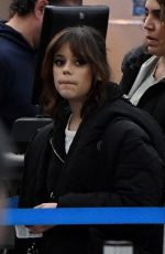 JENNA ORTEGA at JFK Airport After Hosting SNL in New York 03/12/2023