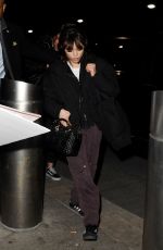 JENNA ORTEGA at JFK Airport After Hosting SNL in New York 03/12/2023