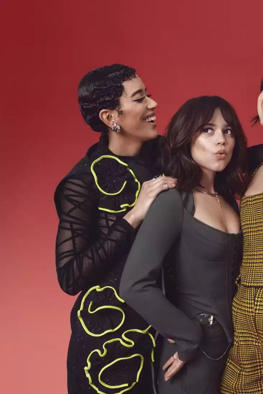 JENNA ORTEGA, JASMIN SAVOY BORWN and MELISSA BARRERA for People Magazine, March 2023