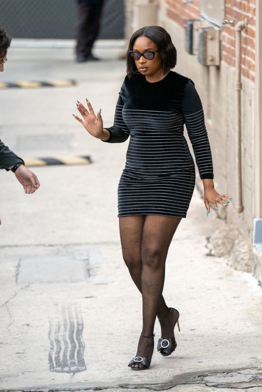 JENNIFER HUDSON Leaves Jimmy Kimmel Live in Hollywood 03/20/2023