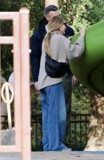 JENNIFER LAWRENCE and Cooke Maroney Out with Their Baby at a Park in Los Angeles 03/04/2023