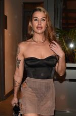 JENNY THOMPSON at Birthday Night Out at Cafe Istanbul in Manchester 03/11/2023