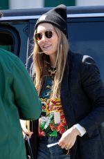 JESSICA BIEL Out for Lunch at San Vicente Bungalows in West Hollywood 03/27/2023