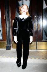 JESSICA CHASTAIN Arrives at Broadway Opening Night of A Doll