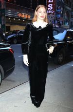 JESSICA CHASTAIN Arrives at Broadway Opening Night of A Doll