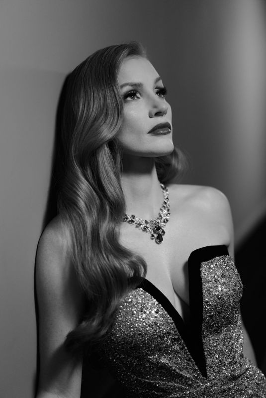 JESSICA CHASTAIN for Harper