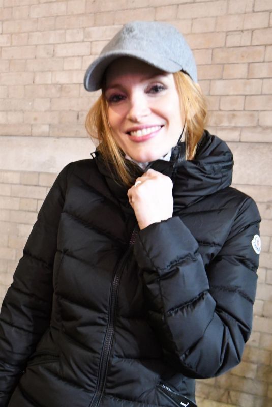 JESSICA CHASTAIN Heading to a Theater in New York 03/07/2023