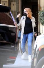 JESSICA CHASTAIN Out on Morning after Oscars in Los Angeles 03/13/2023