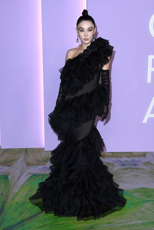 JESSICA WANG at 2023 Green Carpet Fashion Awards in Hollywood 03/09/2023