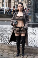 JESSICA WANG at Miu Miu Womenswear Fall/Winter 2023-2024 Show at Paris Fashion Week 03/06/2023
