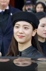 JISOO Leaves Ritz Hotel in Paris 02/28/2023