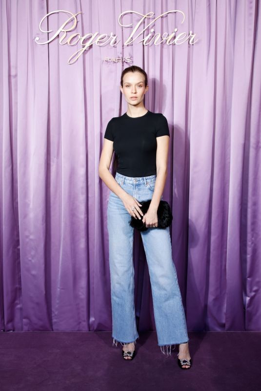 JOSEPHINE SKRIVER at La Maison Vivier Photocall at Paris Fashion Week 03/02/2023