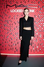 JOSEPHINE SKRIVER at Mac Locked Kiss Ink Party in Paris 03/01/2023