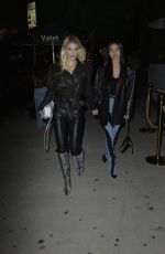 JOY CORRIGAN and GIG CARUSO Leaves Catch Steakhouse in West Hollywood 03/30/2023