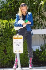 JOY CORRIGAN Out for Lunch at San Vicente Bungalows in West Hollywood 03/23/2023
