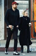 JULIA GARNER Out for Coffee with a Friend at Alfred Coffee in Studio City 03/04/2023