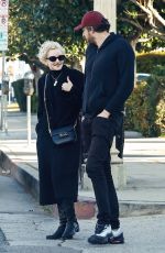 JULIA GARNER Out for Coffee with a Friend at Alfred Coffee in Studio City 03/04/2023