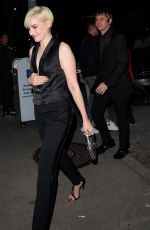 JULIA GARNER Out for Dinner at Craig