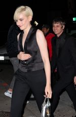JULIA GARNER Out for Dinner at Craig