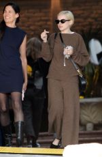 JULIA GARNER Out with Her Stylist ELIZABETH SALTZMAN in Los Angeles 03/08/2023