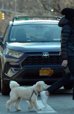 JULIANNA MARGUILES Out with Her Dog in New York 03/06/2023