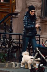 JULIANNA MARGUILES Out with Her Dog in New York 03/06/2023