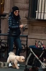 JULIANNA MARGUILES Out with Her Dog in New York 03/06/2023