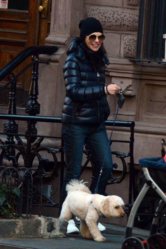 JULIANNA MARGUILES Out with Her Dog in New York 03/06/2023