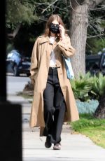 KAIA GERBER Wearing a Face Mask Out in Los Feliz 03/04/2023