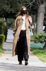 KAIA GERBER Wearing a Face Mask Out in Los Feliz 03/04/2023