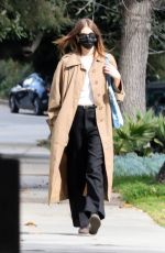 KAIA GERBER Wearing a Face Mask Out in Los Feliz 03/04/2023