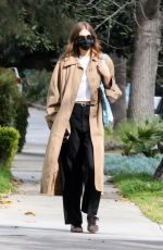 KAIA GERBER Wearing a Face Mask Out in Los Feliz 03/04/2023
