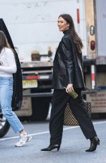 KARLIE KLOSS Out and About in New York 03/21/2023