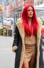 KAROL G Out and About in New York 02/26/2023