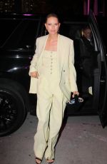 KAROLINA KURKOVA Arrives at Hugo Boss Show in Miami 03/15/2023