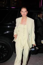 KAROLINA KURKOVA Arrives at Hugo Boss Show in Miami 03/15/2023
