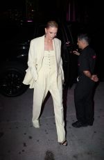 KAROLINA KURKOVA Arrives at Hugo Boss Show in Miami 03/15/2023