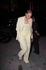 KAROLINA KURKOVA Arrives at Hugo Boss Show in Miami 03/15/2023