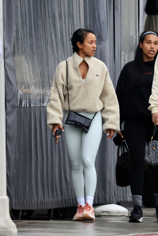 KARRUECHE TRAN Leaves Crossroads in Los Angeles 03/11/2023
