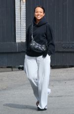 KARRUECHE TRAN Out for Lunch with a Friend at Crossroads in Calabasas 03/17/2023
