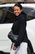 KARRUECHE TRAN Out for Lunch with a Friend at Crossroads in Calabasas 03/17/2023
