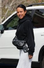 KARRUECHE TRAN Out for Lunch with a Friend at Crossroads in Calabasas 03/17/2023