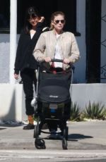 KATE MARA Out with Her Baby and a Friend in Los Feliz 03/07/2023